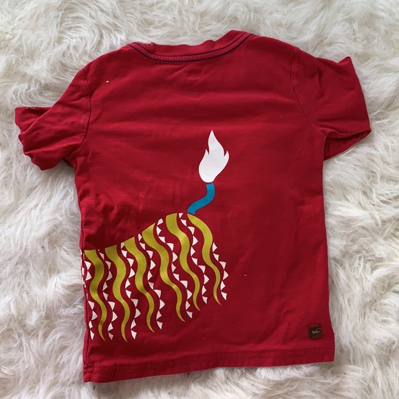 5T red long sleeve t-shirt! GUC - Picture 3 of 4